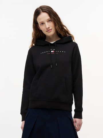 Tommy Jeans Collegepaita värissä musta: etupuoli