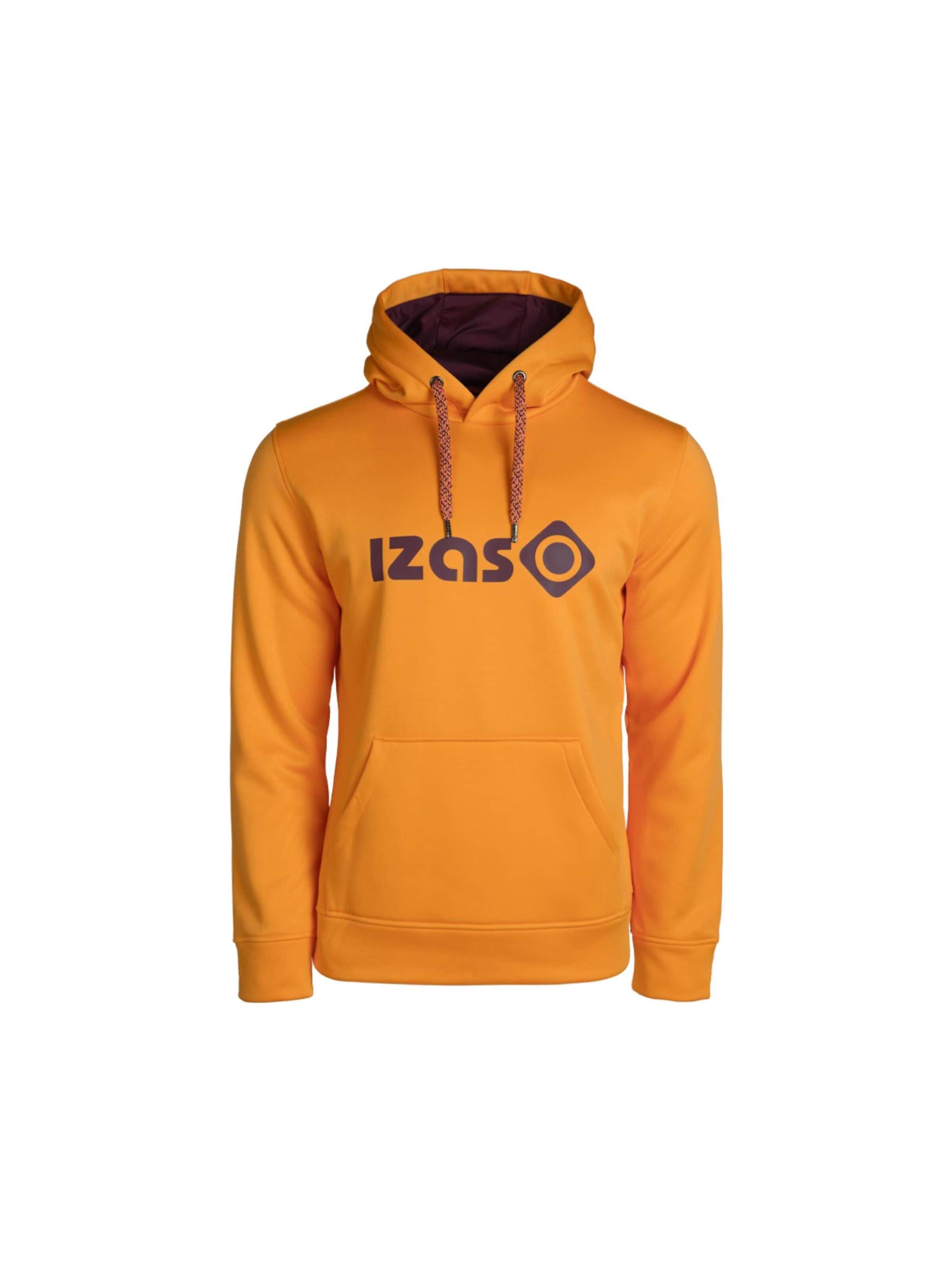 Sweat de sport Izas en orange : devant