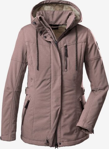 KILLTEC Outdoor Jacket 'GW 26' in Pink: front