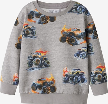 NAME IT Sweatshirt in Grau: Vorderseite