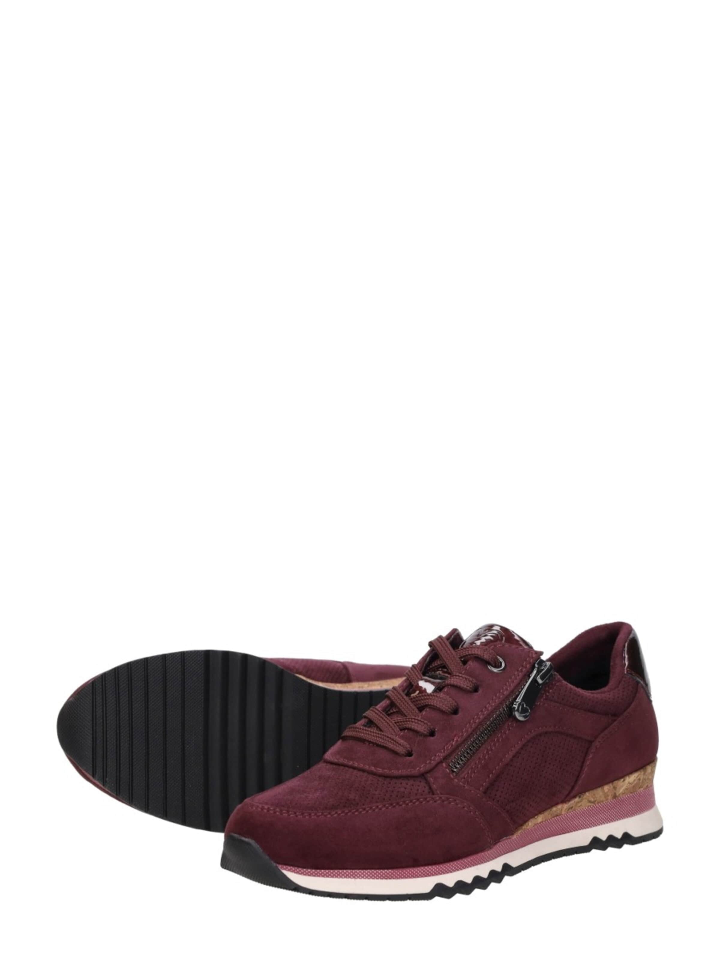 Baskets basses 'Sneakers Laag' MARCO TOZZI en rouge