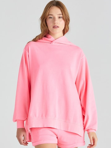 Rockupy Sweatshirt 'Mabel' in Pink: front