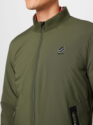 Veste mi-saison 'Harrington' Superdry en vert