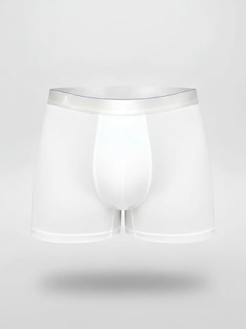 1st Layers Boxershorts 'The Aviator 1-pack' i vit: framsida