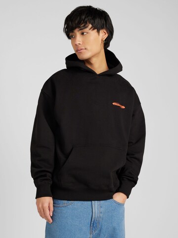 Pegador Sweatshirt 'FURBER' in Zwart: voorkant