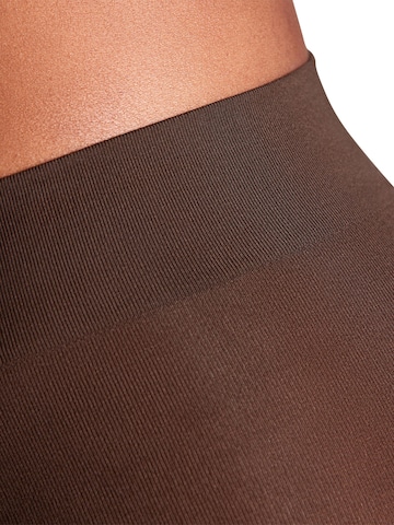 FALKE Tights 'Seidenglatt' in Brown