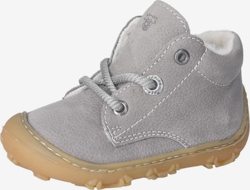 Pepino First-Step Shoes in Grey: front