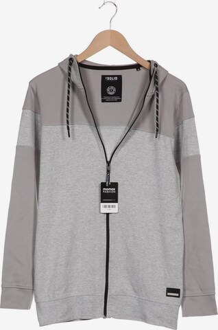 !Solid Sweatshirt & Zip-Up Hoodie in M in Grey: front