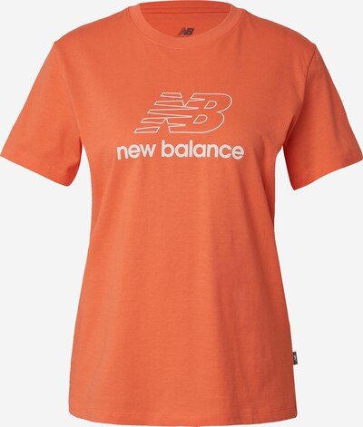 Marškinėliai iš new balance, spalva – oranžinė-raudona / balta, Prekių apžvalga