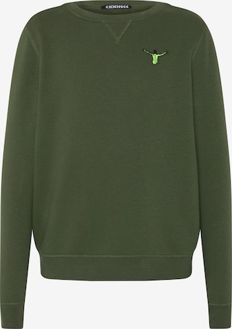 CHIEMSEE Sweatshirt in Green: front