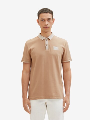 TOM TAILOR - Camiseta en marrón: frente