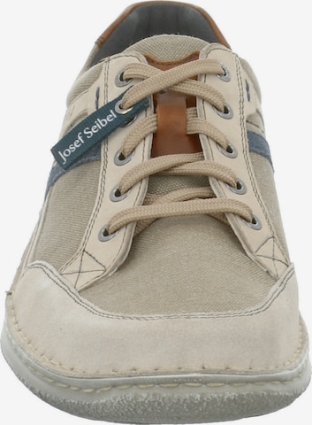 JOSEF SEIBEL Lace-Up Shoes 'Anvers 79' in Beige