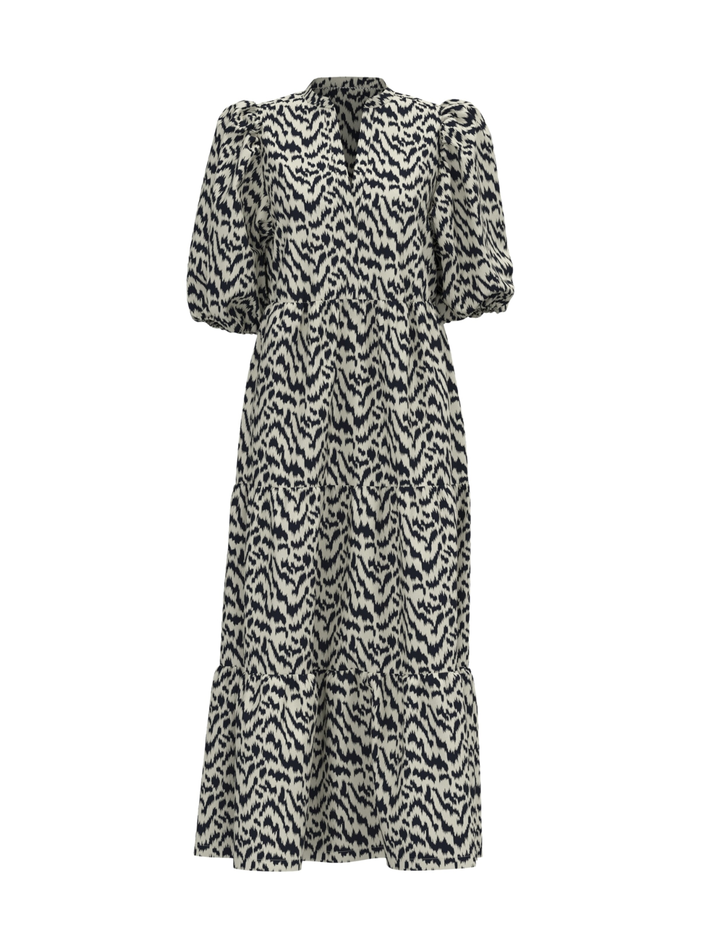 co'couture Kleid 'Atzi' in Schwarz: Vorderseite