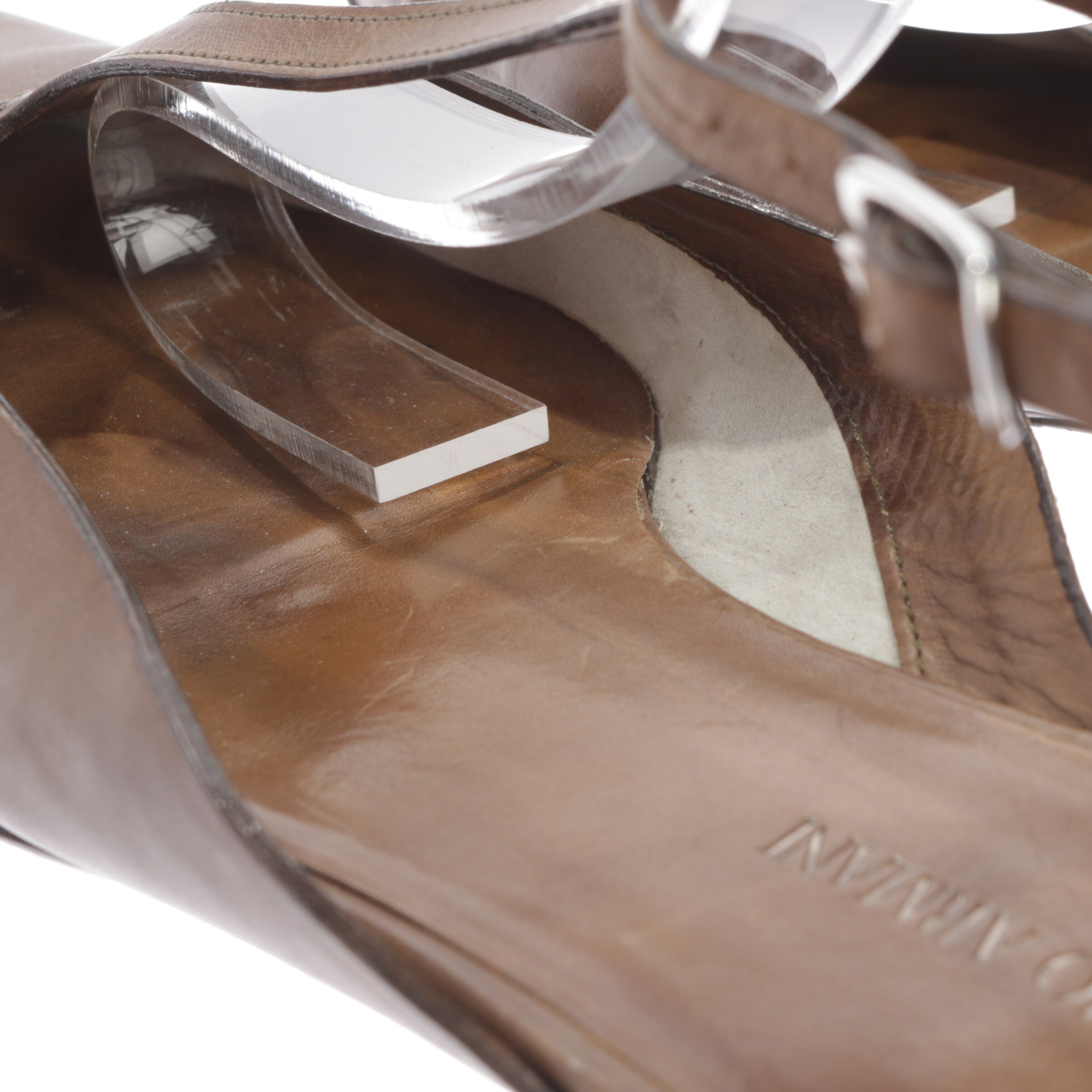 GIORGIO ARMANI Halbschuhe 39,5 in Braun