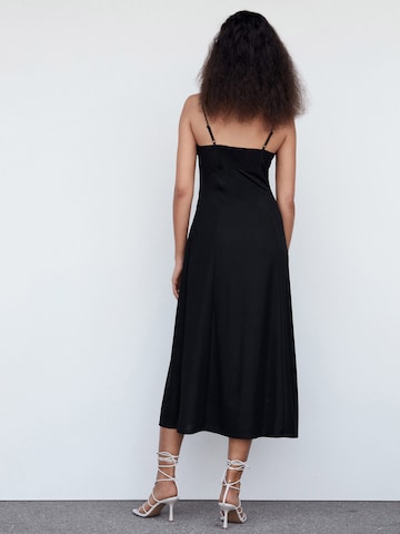 MANGO Summer Dress 'Valentin' in Black