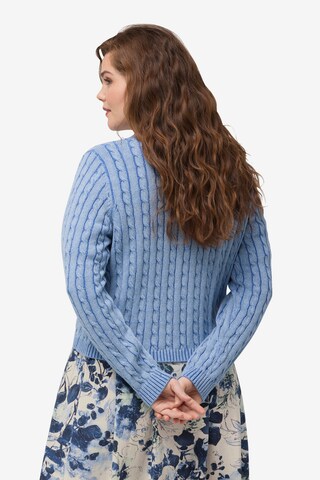 Ulla Popken Strickjacke in Blau