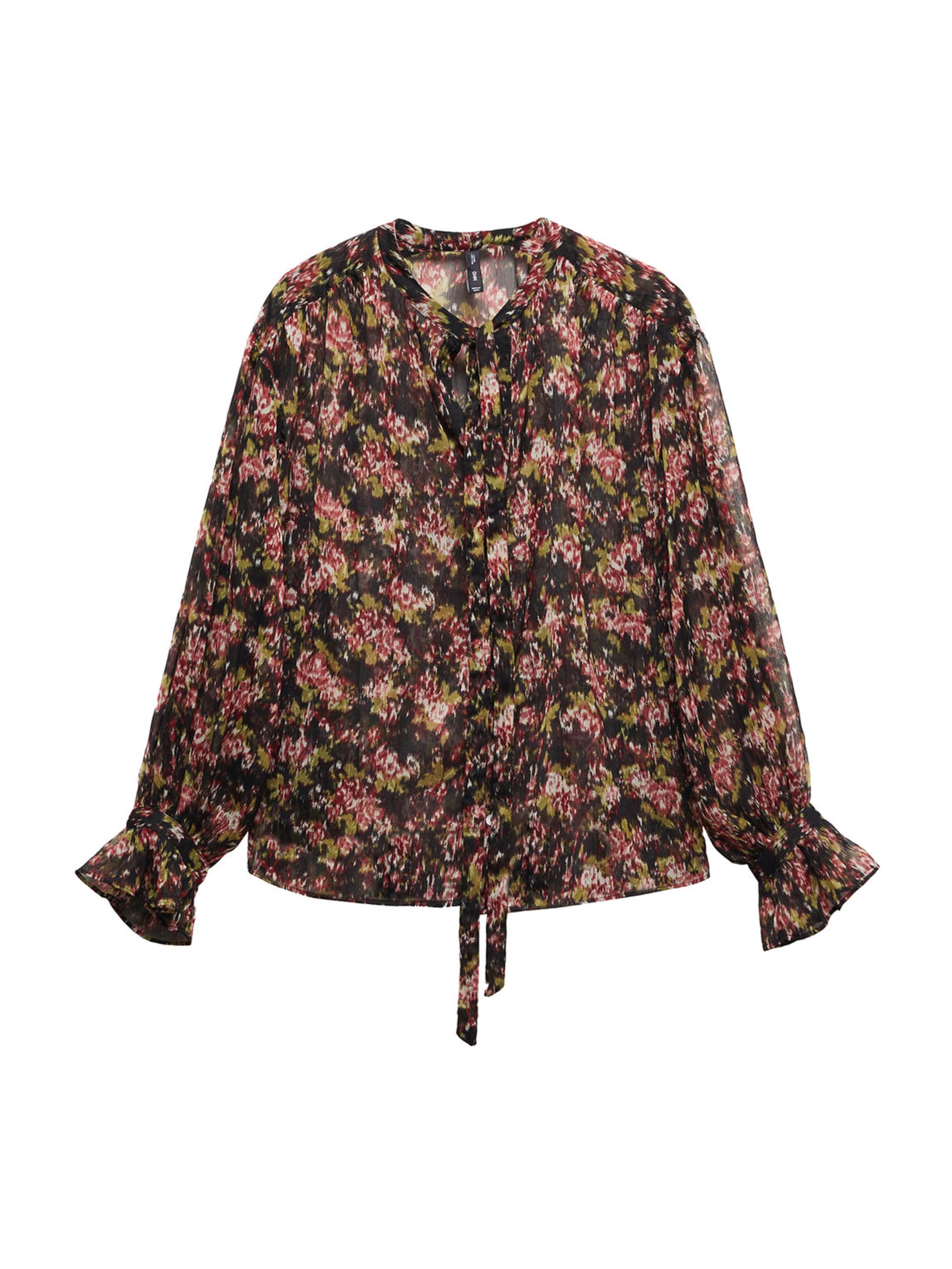 MANGO Bluzka 'CAROL' w kolorze czarny: przód