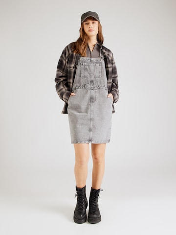 MUSTANG Dungaree skirt 'NEVADA' in Grey