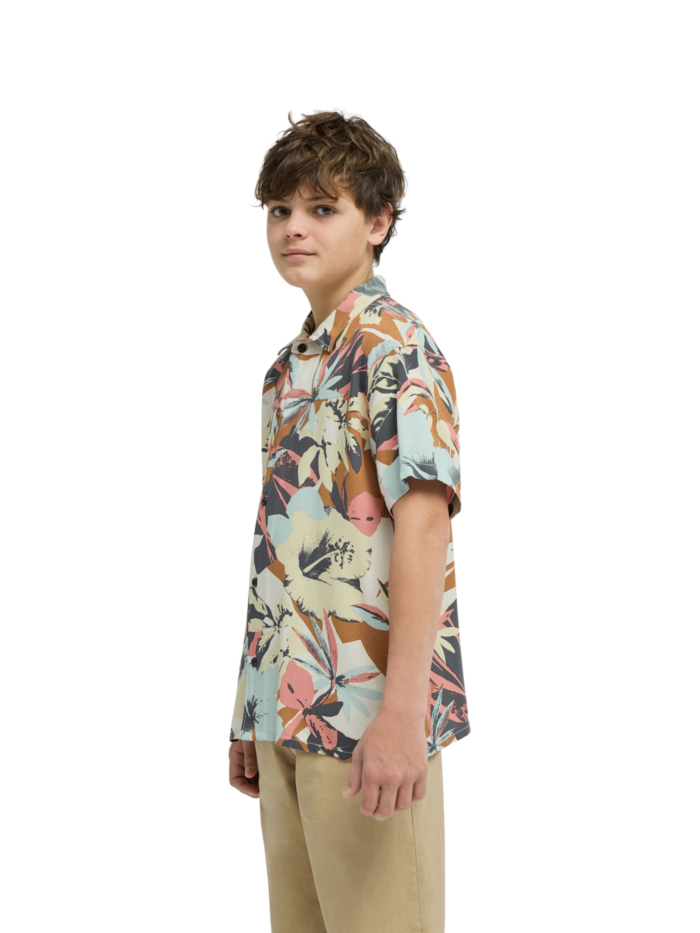 QUIKSILVER Regular fit Button Up Shirt 'Safe Paradise' in Mixed colors