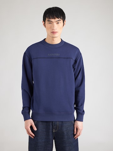 NAPAPIJRI Суичър 'B-UMBRA' в синьо: отпред