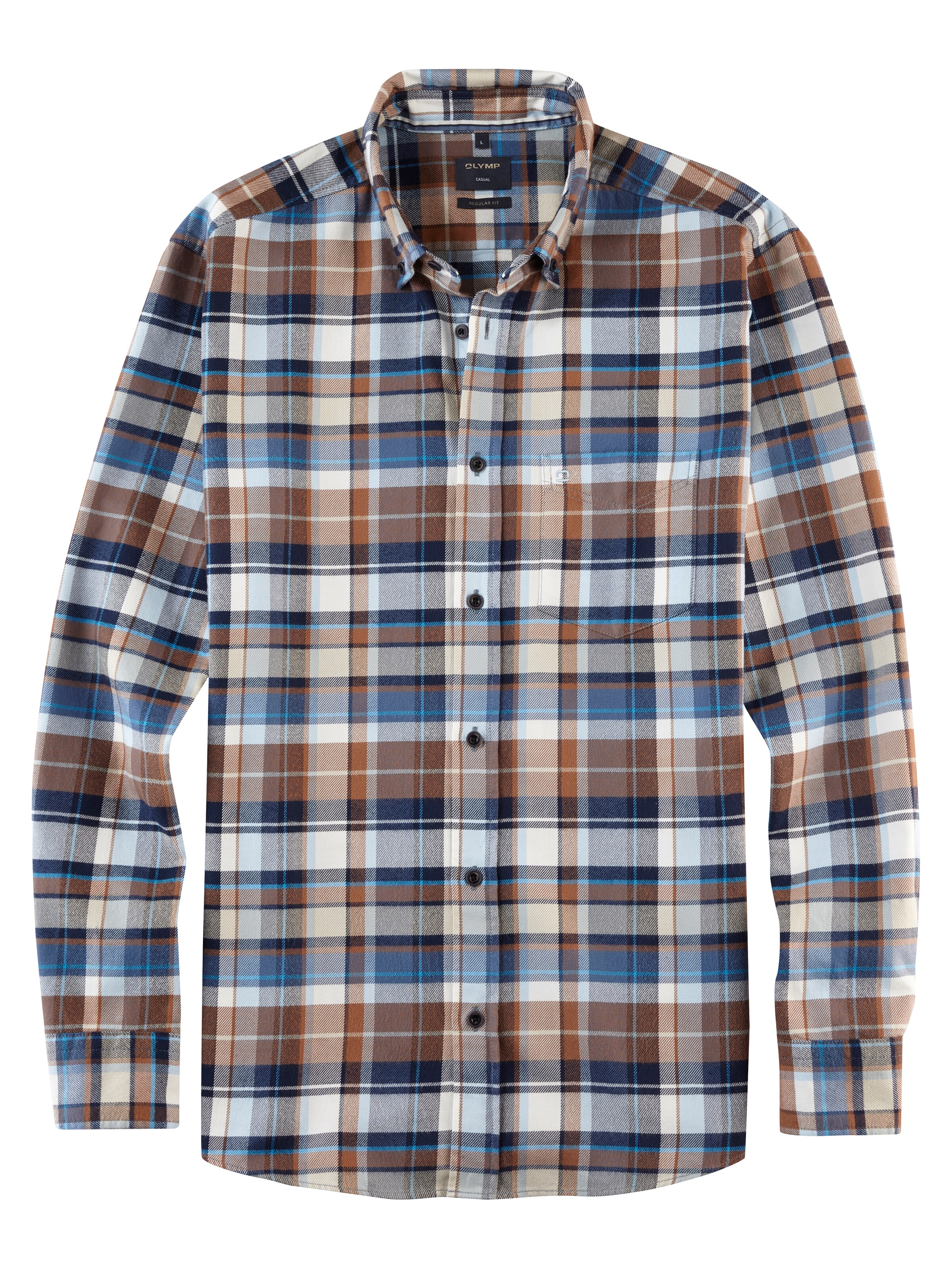 OLYMP Regular fit Button Up Shirt in Mixed colors: front