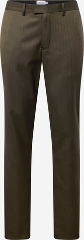 TOPMAN Slim fit Chino Pants in Green: front