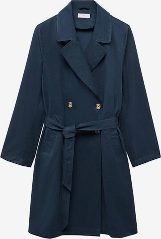 MANGO TEEN Coat 'Trenchy' in Blue: front