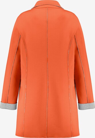 Ulla Popken Between-Seasons Coat in Orange