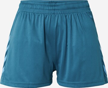 Hummel - Pantalón deportivo en azul: frente