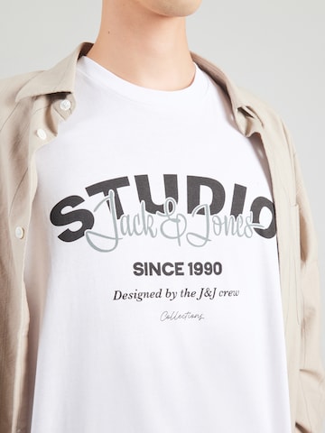 JACK & JONES - Camiseta 'JJYUKI' en beige