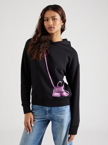 Karl Lagerfeld - Sweatshirt 'ICON K' em preto: frente