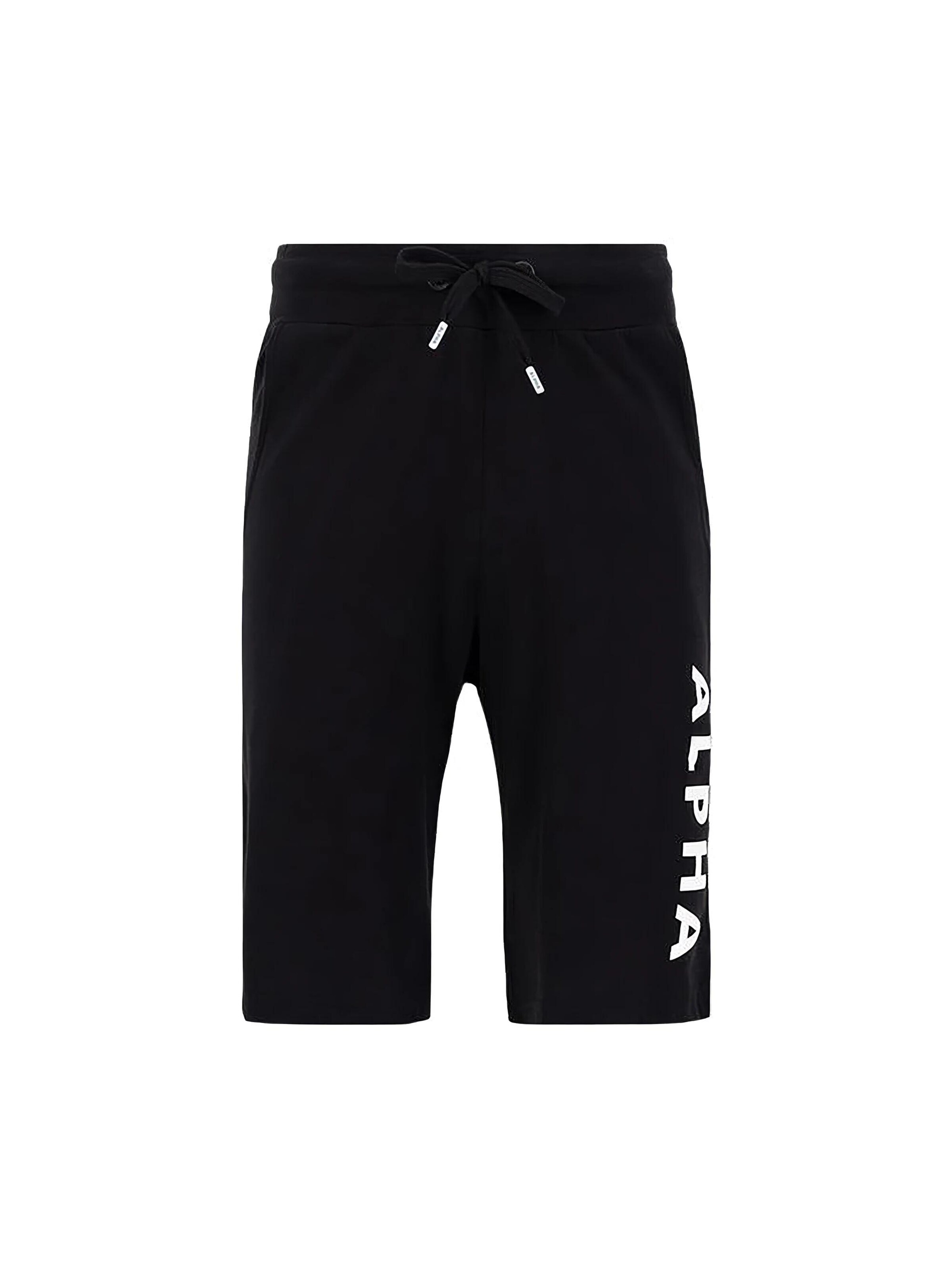 ALPHA INDUSTRIES Regular Hose‌‌‌‌‌‌‌‌‌ in Schwarz: Vorderseite