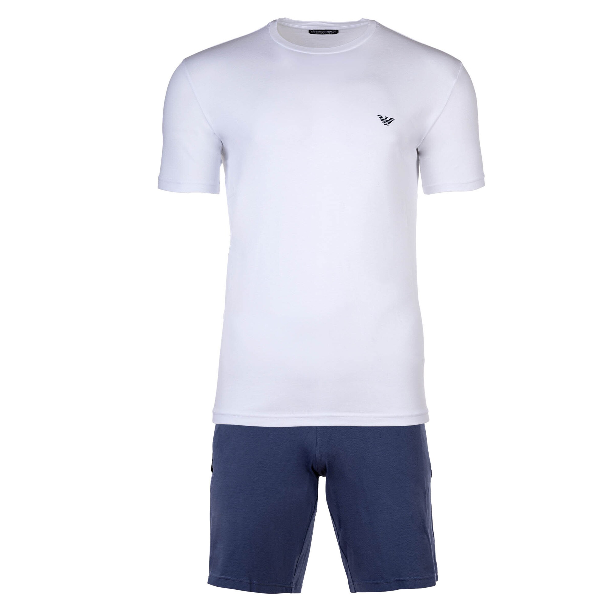 Emporio Armani Pajama short in White: front