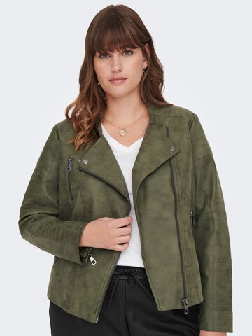 Veste mi-saison 'Avana' ONLY Carmakoma en vert : devant