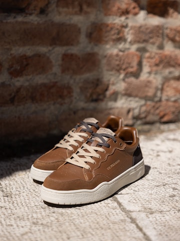 Baskets basses 'Elia' US POLO ASSN. en marron