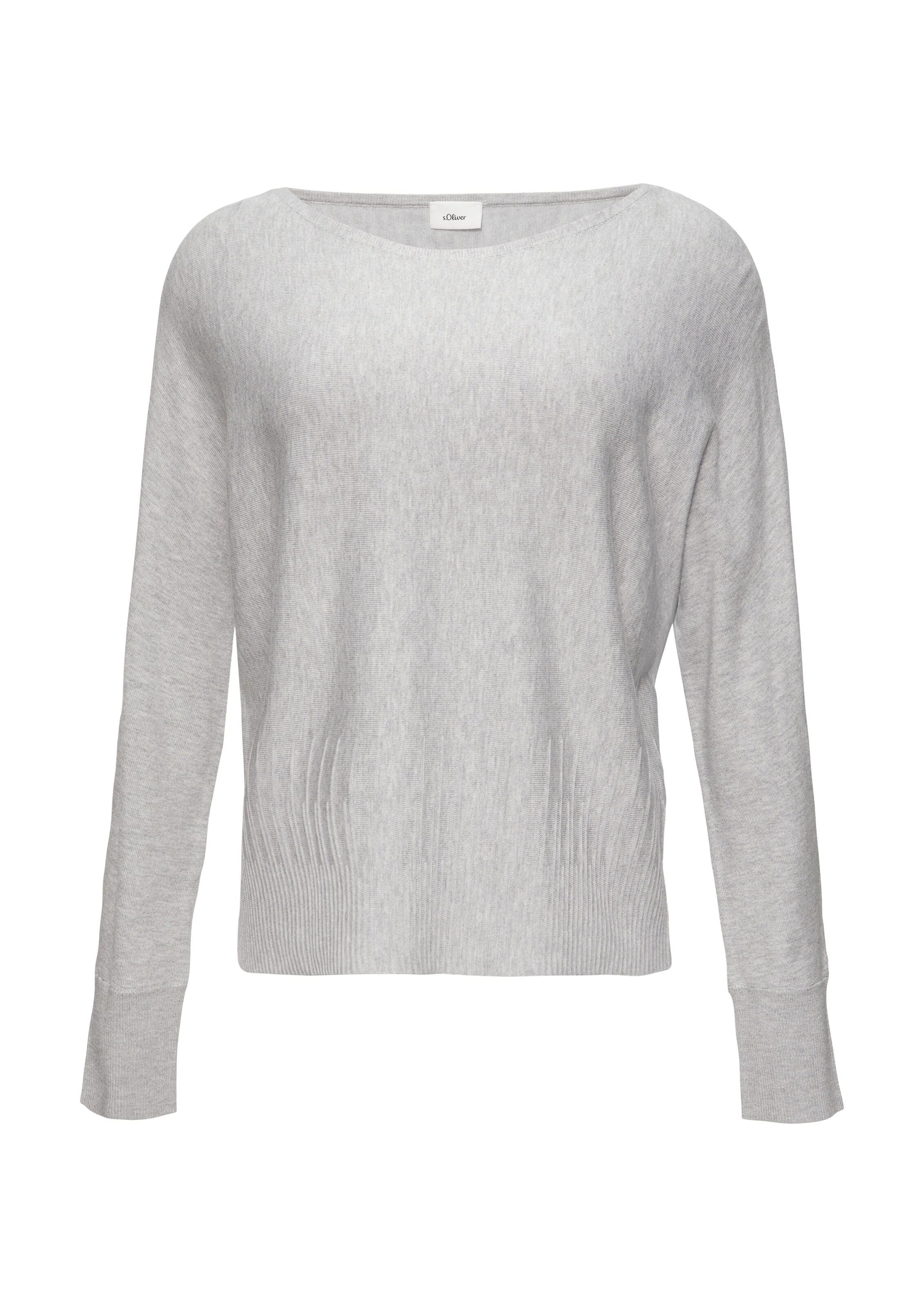 s.Oliver BLACK LABEL Pullover in Grau: Vorderseite