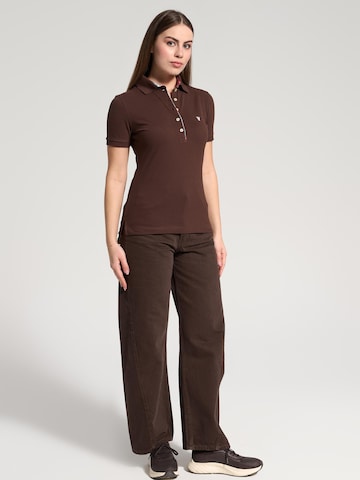 NOWIHT Shirt 'Camille' in Bruin