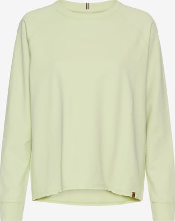CAMEL ACTIVE Sweatshirt mit Raglanärmeln in Grün: Vorderseite