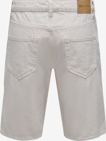 regular Jeans 'AVI' di Only & Sons in beige