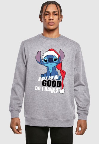 ABSOLUTE CULT Sweatshirt 'Lilo And Stitch - Just How Good' in Grey: front