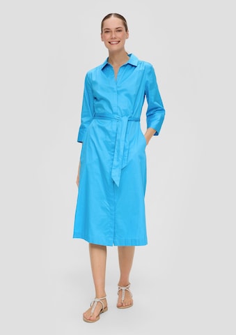 s.Oliver BLACK LABEL Shirt dress in Blue: front