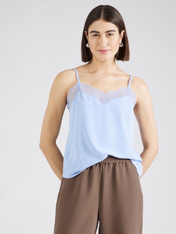 Top 'TIFFANY' di PIECES in blu: frontale