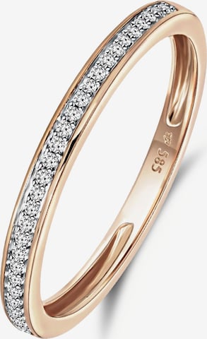 Lucardi Ring 'Chic' in Gold: front