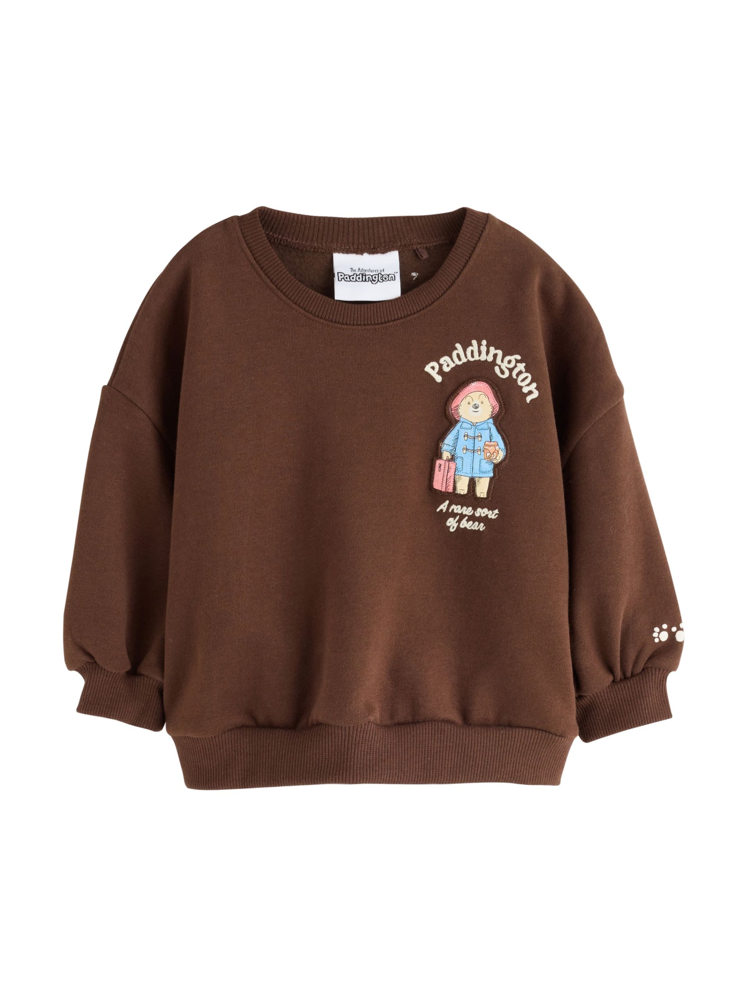Next Sweatshirt 'Paddington Bear' in 68 in Light blue / Dark brown / Rose / White, Item view