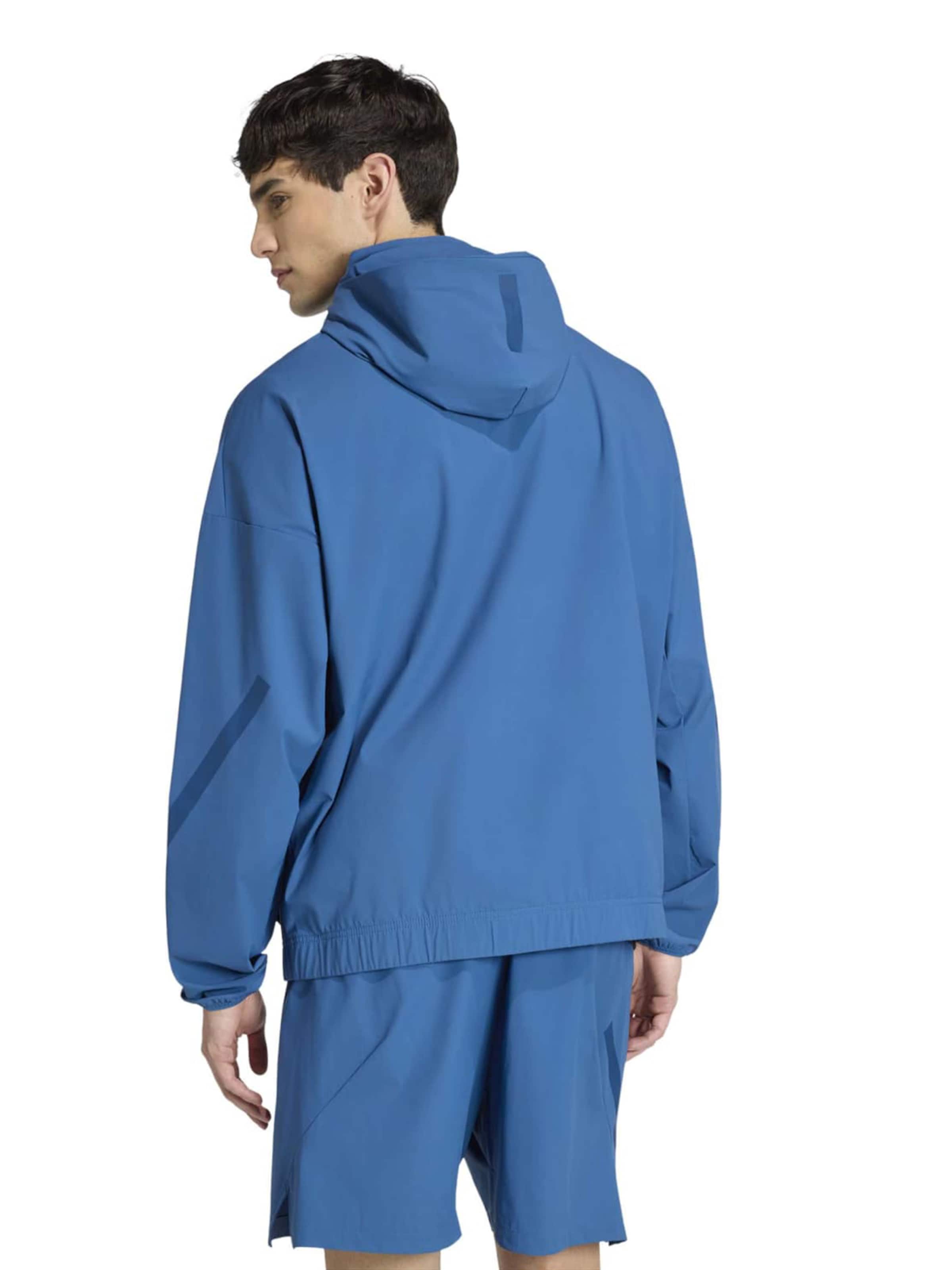 ADIDAS SPORTSWEAR Sports jacket 'Z.N.E.' in Blue