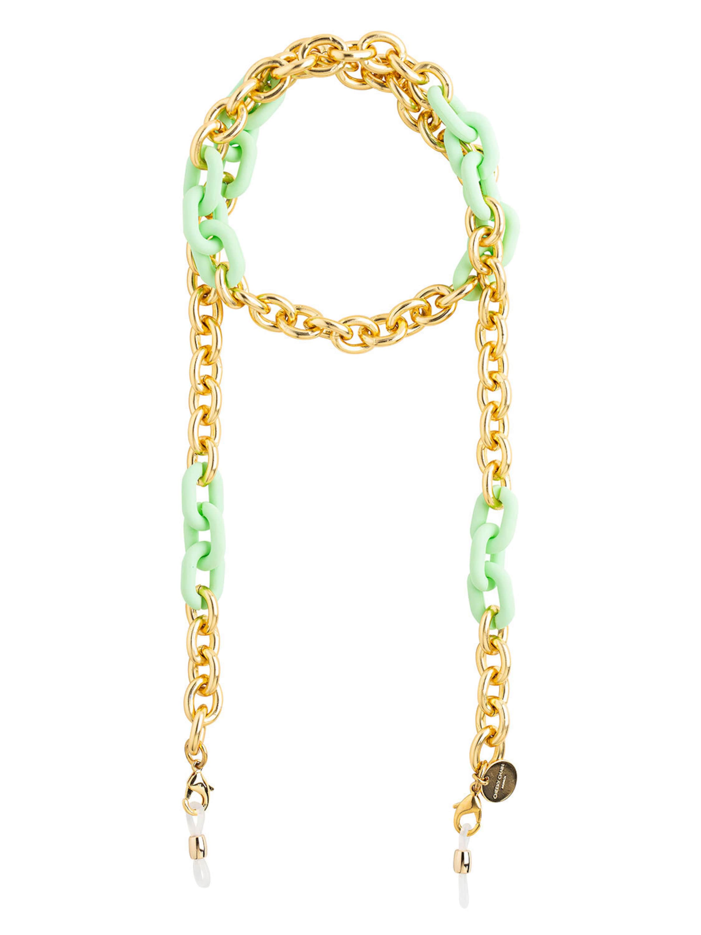 Cheeky Chain Munich Ketting 'Kyoto' in Groen: voorkant