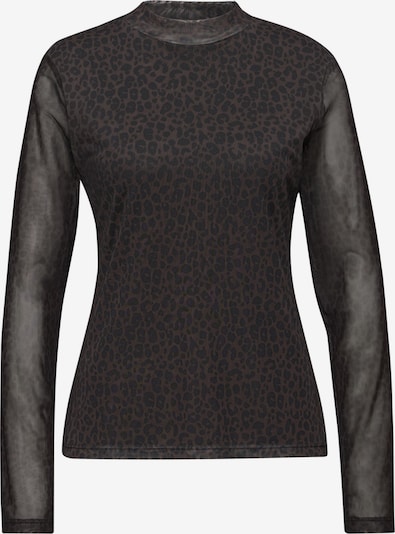 Marškinėliai iš STREET ONE, spalva – tamsiai ruda / juoda, Prekių apžvalga