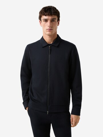BOGNER Sweatjacke 'Robby' in Blau: Vorderseite