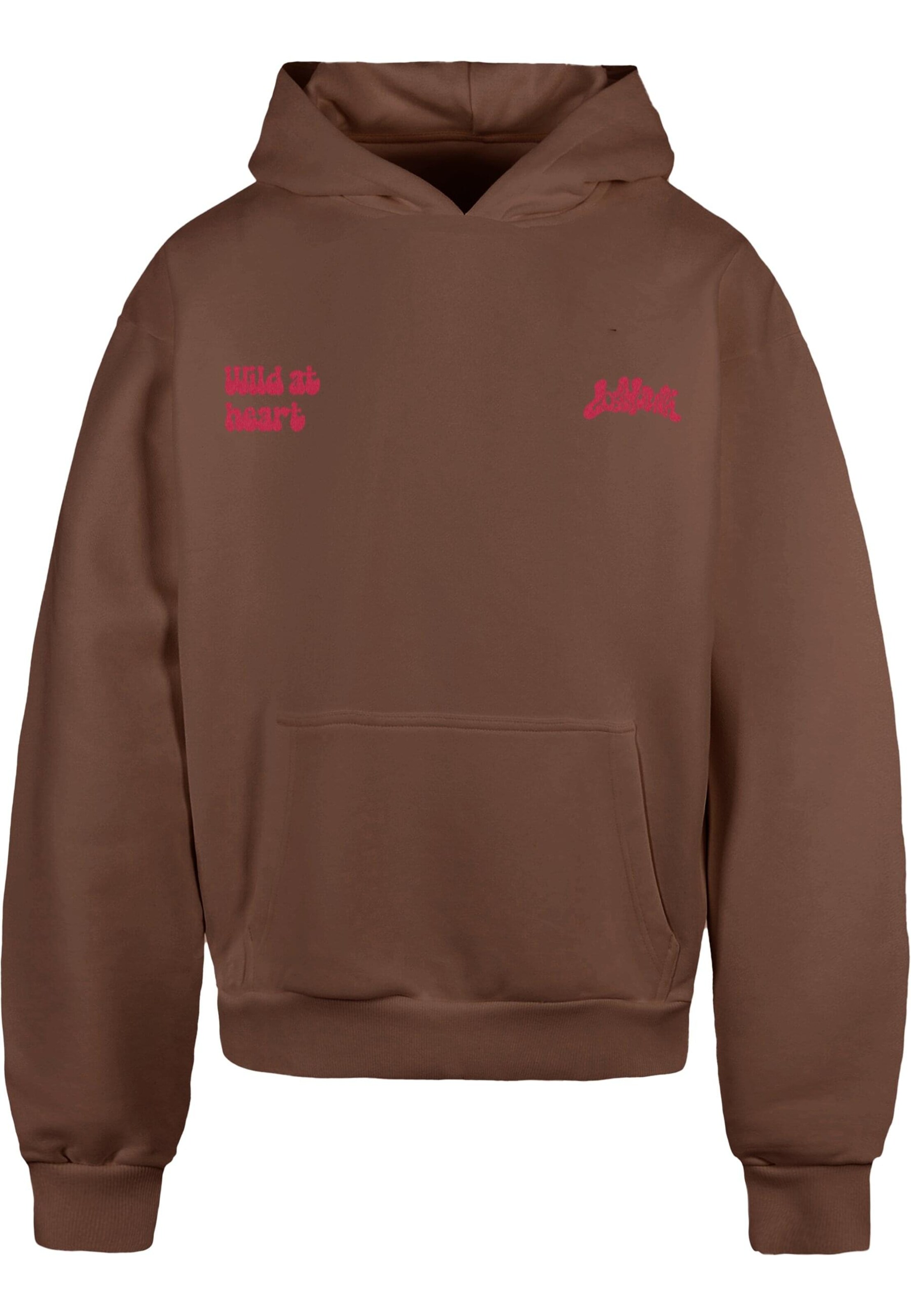 Lost Youth Mikina 'Wild At Heart' – hnědá: přední strana