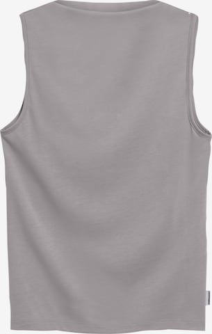 Haut 'LAMINIAA' ARMEDANGELS en gris : devant